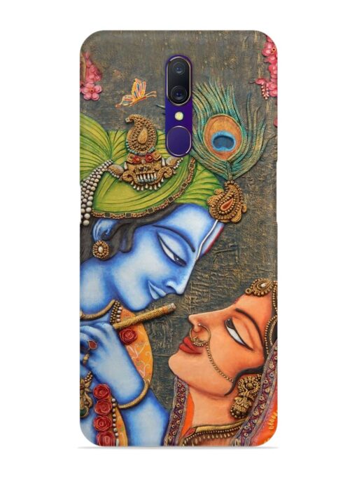 Lord Radha Krishna Flute Art Snap Case for Oppo A9