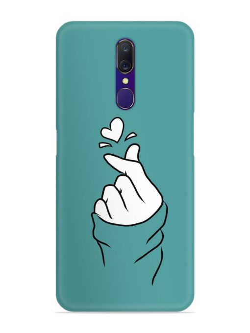 Korean Heart Sign Art Snap Case for Oppo A9