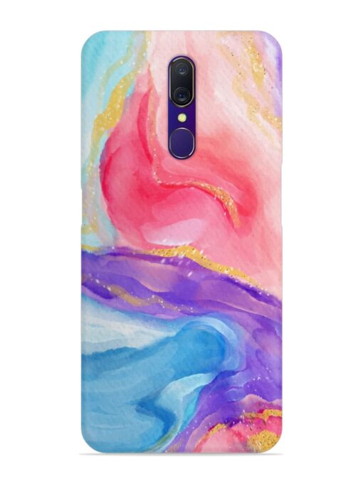 Watercolor Gradient Snap Case for Oppo A9 Zapvi