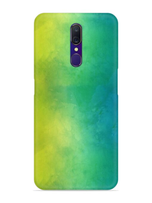 Yellow Green Gradient Snap Case for Oppo A9 Zapvi