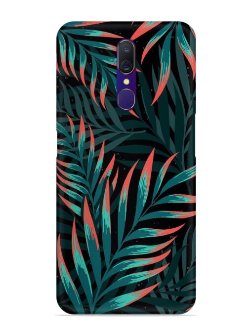 Green Leaf Art Snap Case for Oppo A9 Zapvi