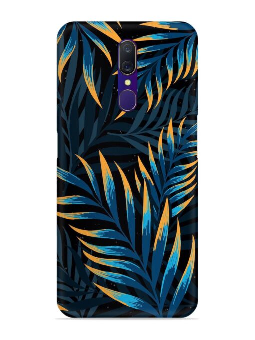 Abstract Leaf Art Snap Case for Oppo A9 Zapvi