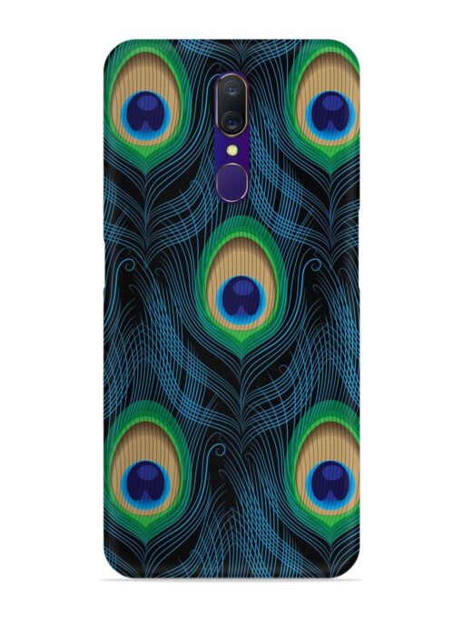 Seamless Pattern Peacock Snap Case for Oppo A9 Zapvi