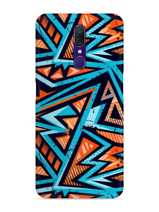 Abstract Seamless Grunge Snap Case for Oppo A9