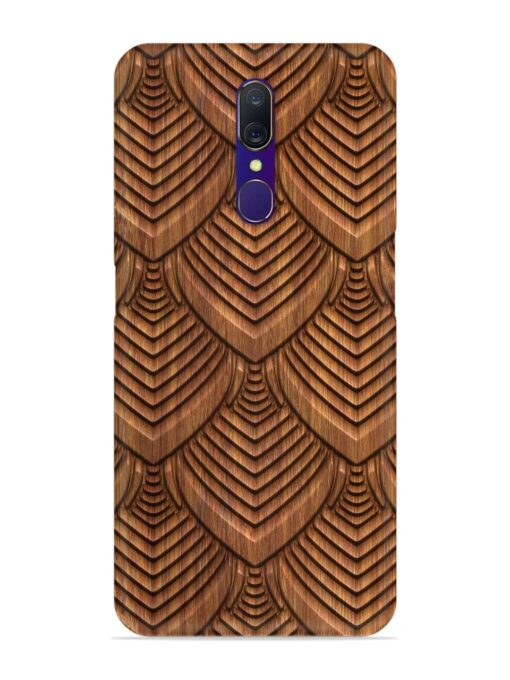 Carved Pattern On Snap Case for Oppo A9 Zapvi