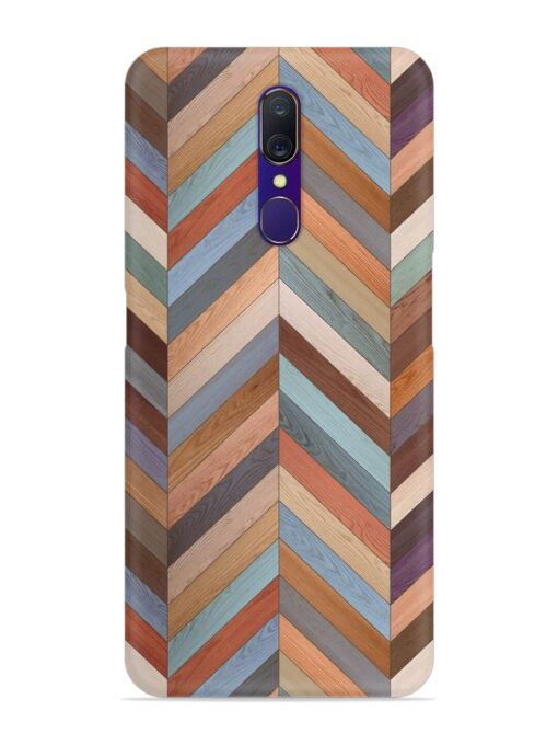 Seamless Wood Parquet Snap Case for Oppo A9 Zapvi