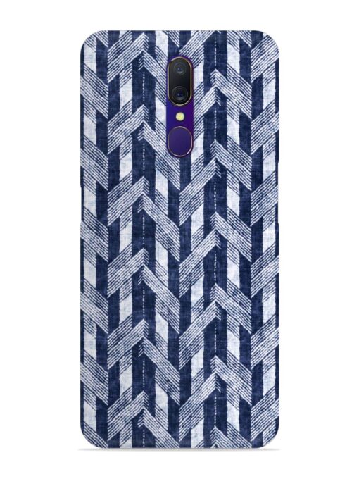 Abstract Herringbone Motif Snap Case for Oppo A9 Zapvi