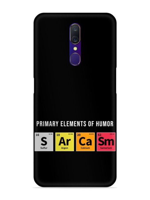 Primary Elements Humor Snap Case for Oppo A9 Zapvi