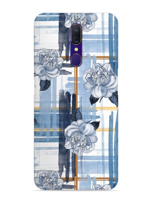 Watercolor Pattern Rose Snap Case for Oppo A9