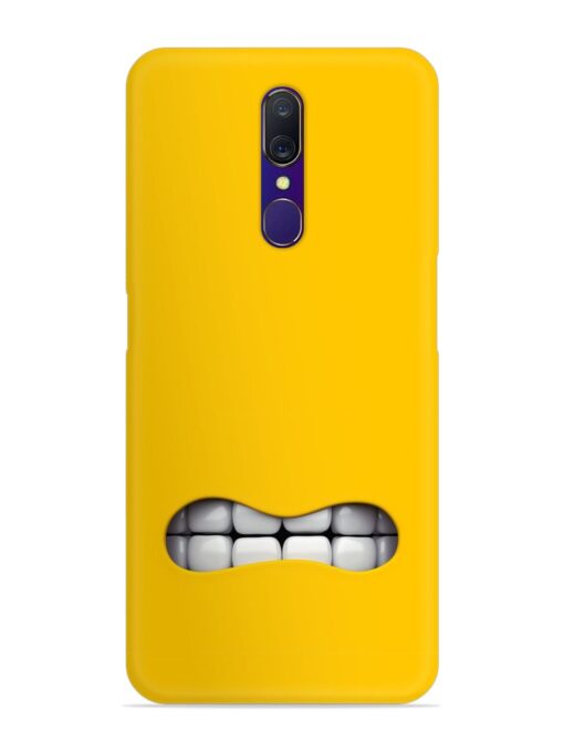 Mouth Character On Snap Case for Oppo A9 Zapvi