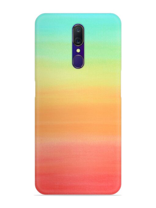 Background Sky Watercolor Snap Case for Oppo A9 Zapvi