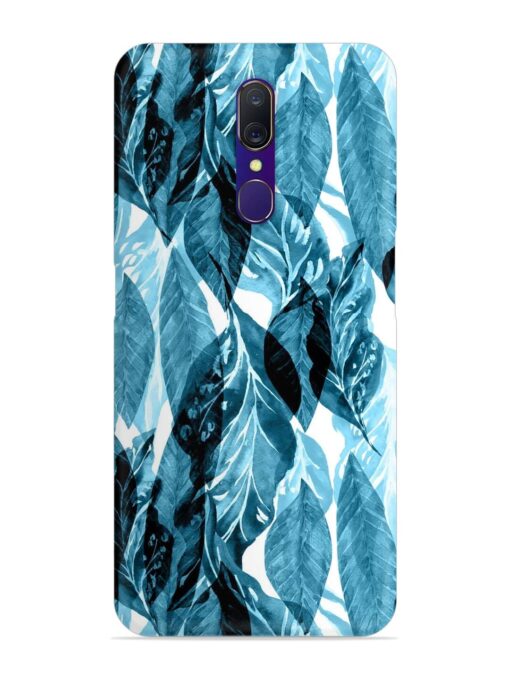 Leaves Pattern Jungle Snap Case for Oppo A9 Zapvi