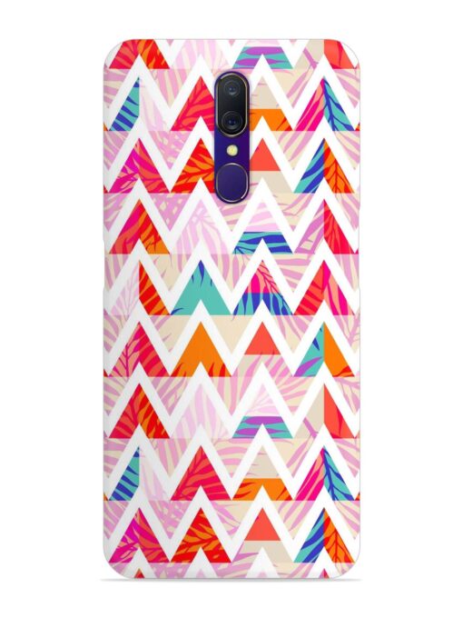 Abstract Triangle Background Snap Case for Oppo A9 Zapvi