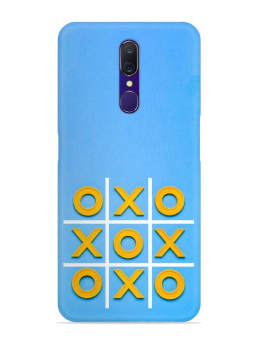 Yellow Plastic Crosses Snap Case for Oppo A9