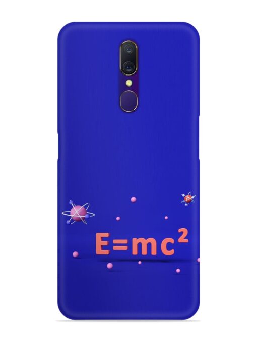 Formula Relativity Equation Snap Case for Oppo A9 Zapvi