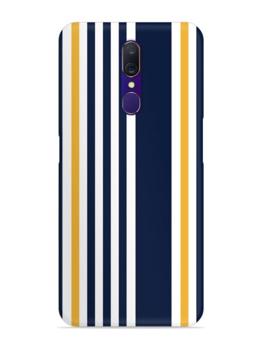 Seamless Stripe Pattern Snap Case for Oppo A9 Zapvi