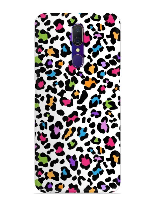 Seamless Leopard Pattern Snap Case for Oppo A9 Zapvi