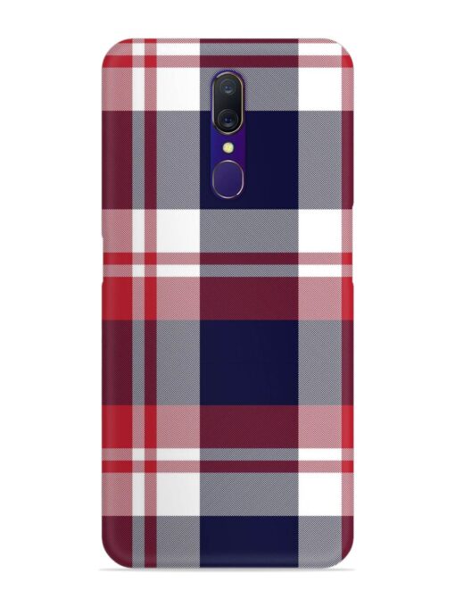 Classic Plaid Tartan Snap Case for Oppo A9 Zapvi