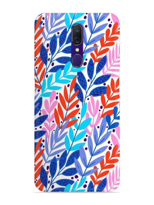 Bright Floral Tropical Snap Case for Oppo A9 Zapvi