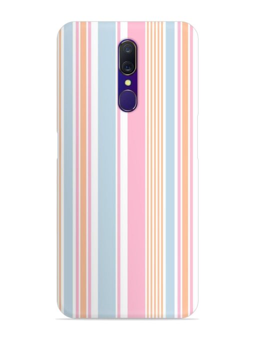 Stripe Seamless Pattern Snap Case for Oppo A9 Zapvi