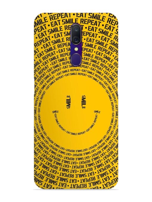 Smiley Snap Case for Oppo A9 Zapvi