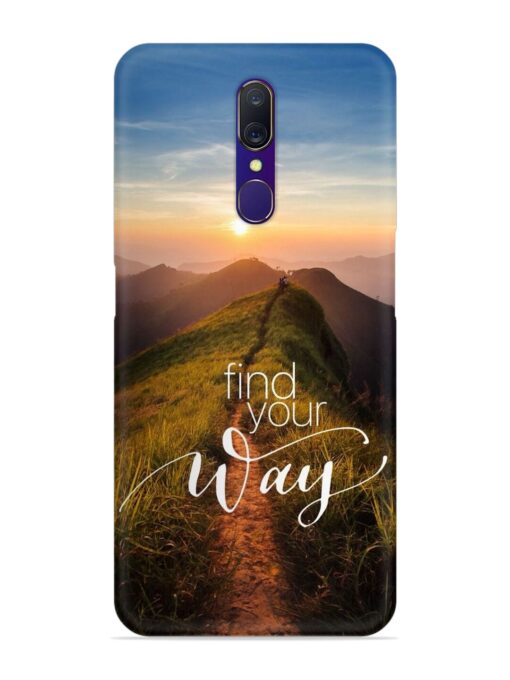 Find Your Way Snap Case for Oppo A9 Zapvi