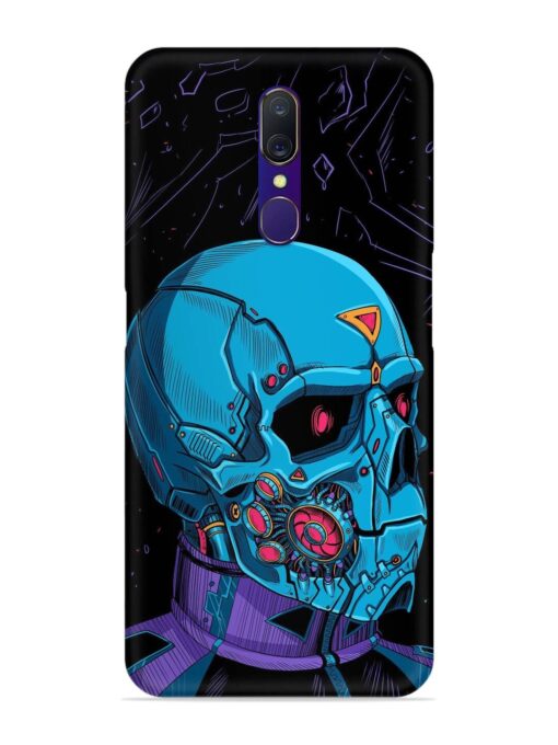 Skull Robo Vector Snap Case for Oppo A9 Zapvi