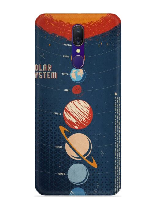 Solar System Vector Snap Case for Oppo A9