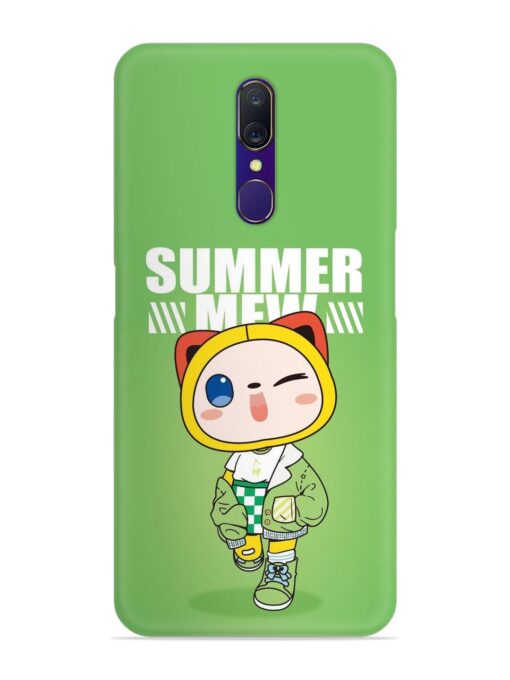 Summer Mew Snap Case for Oppo A9 Zapvi