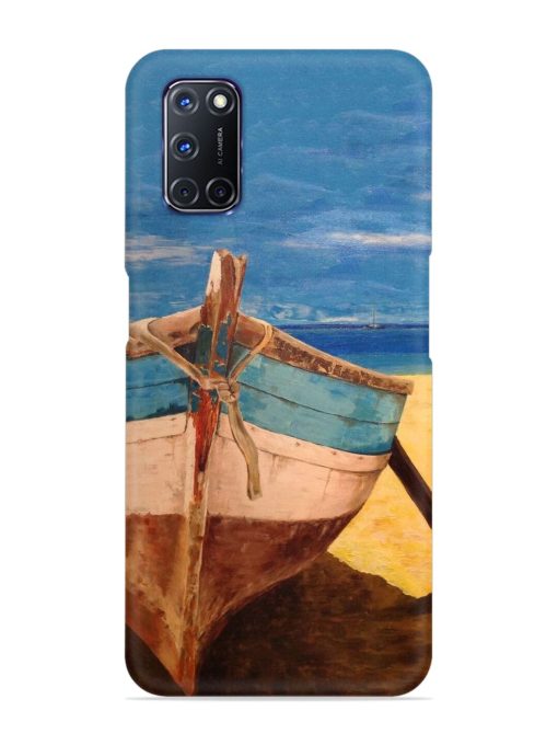 Canvas Painting Snap Case for Oppo A92 Zapvi