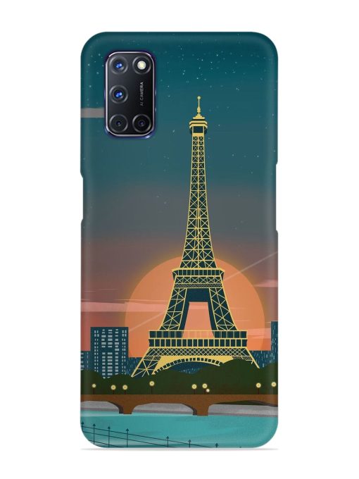 Scenery Architecture France Paris Snap Case for Oppo A92 Zapvi