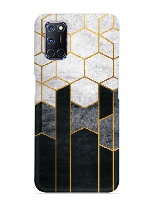 Cube Marble Art Snap Case for Oppo A92