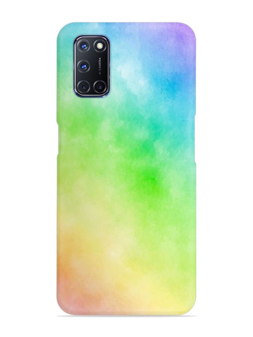 Watercolor Mixture Snap Case for Oppo A92 Zapvi