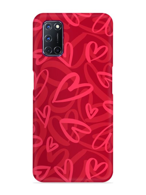 Seamless Romantic Pattern Snap Case for Oppo A92 Zapvi