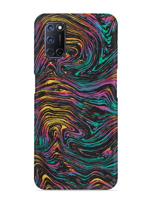 Abstract Liquid Colors Snap Case for Oppo A92 Zapvi