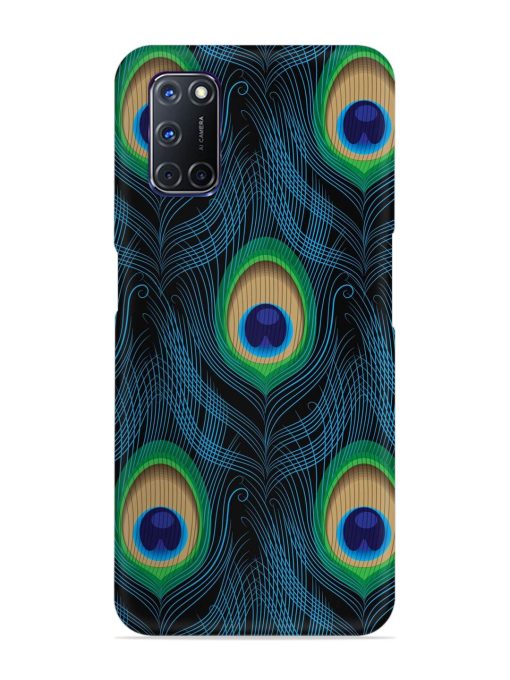 Seamless Pattern Peacock Snap Case for Oppo A92