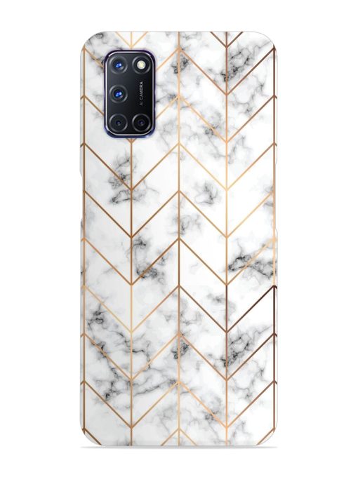 Vector Marble Texture Snap Case for Oppo A92 Zapvi