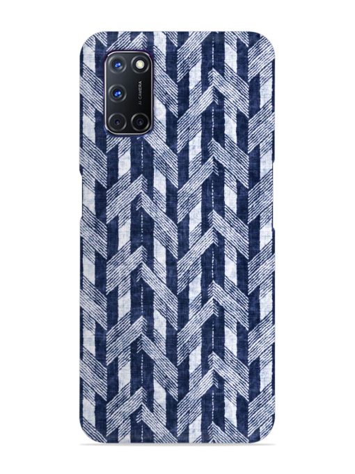 Abstract Herringbone Motif Snap Case for Oppo A92