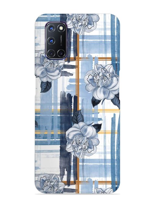 Watercolor Pattern Rose Snap Case for Oppo A92 Zapvi