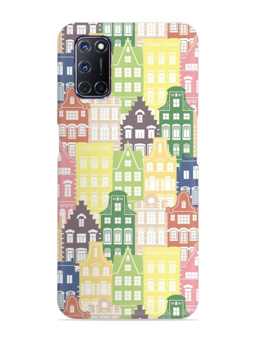 Seamless Shapes Pattern Snap Case for Oppo A92 Zapvi