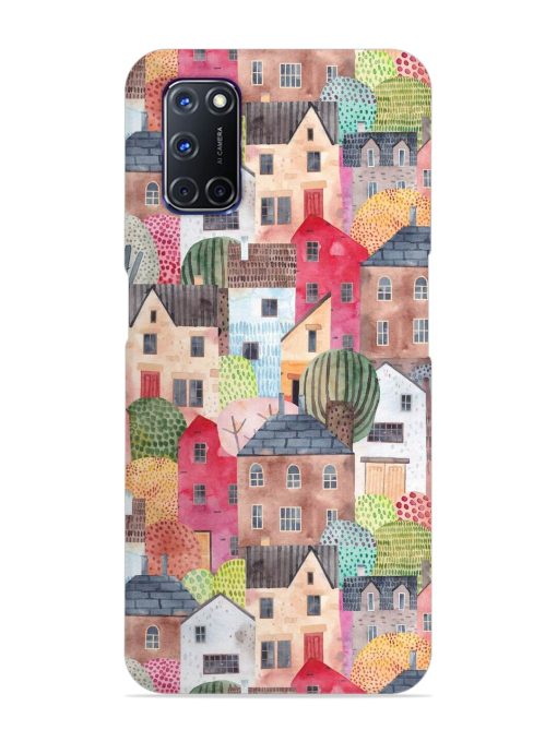 Abstract Seamless Pattern Snap Case for Oppo A92 Zapvi