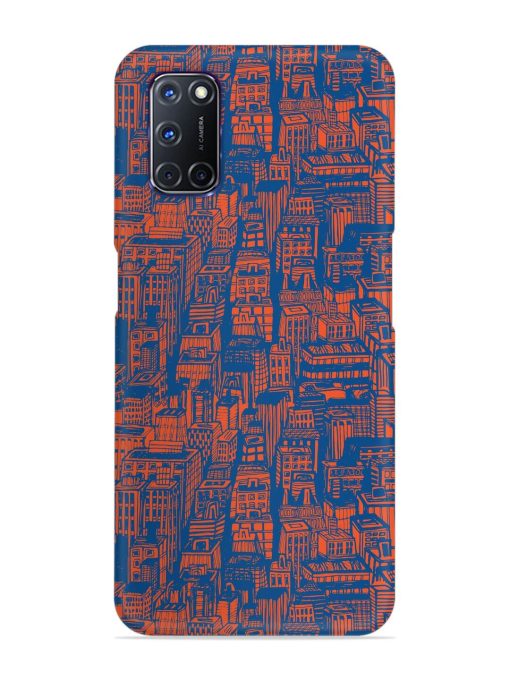 Hand Drawn Seamless Snap Case for Oppo A92 Zapvi