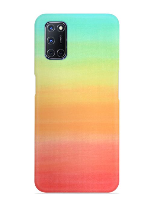 Background Sky Watercolor Snap Case for Oppo A92 Zapvi