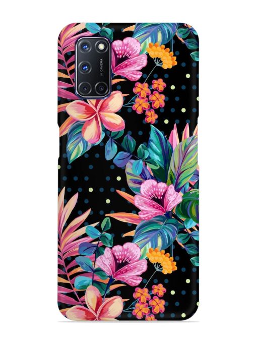 Seamless Floral Pattern Snap Case for Oppo A92