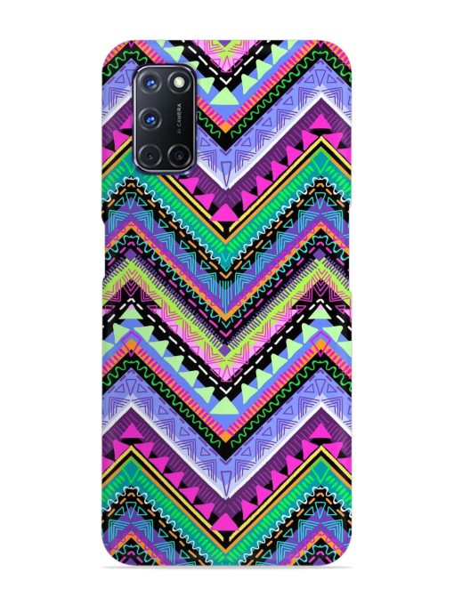 Tribal Aztec Print Snap Case for Oppo A92 Zapvi