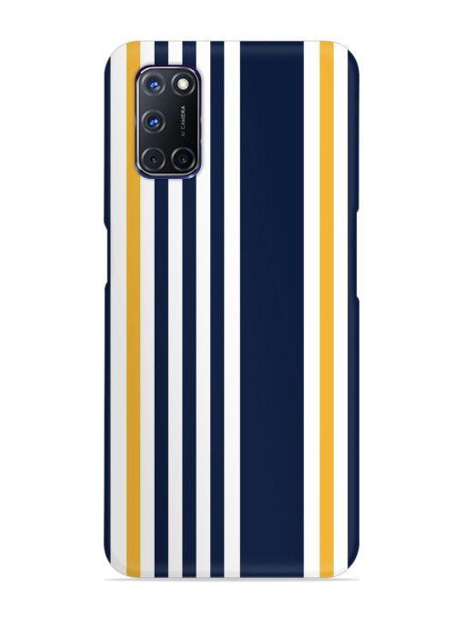 Seamless Stripe Pattern Snap Case for Oppo A92 Zapvi