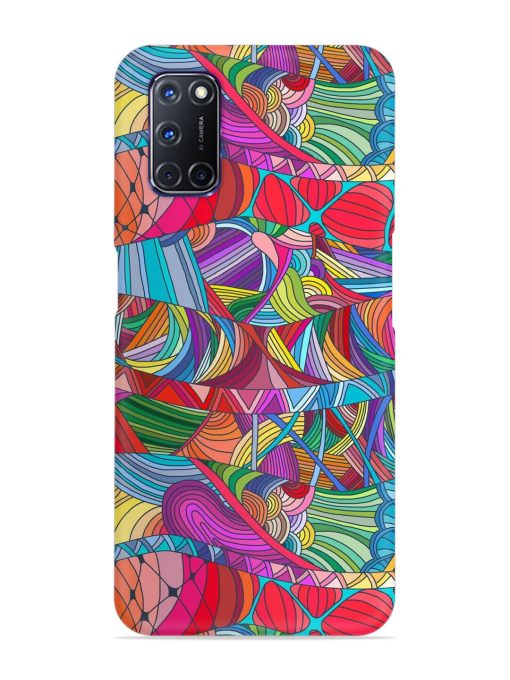 Seamless Patterns Hand Drawn Snap Case for Oppo A92