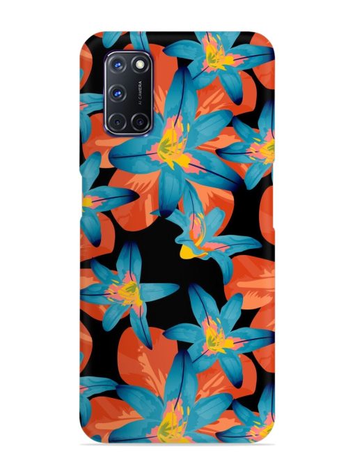 Philippine Flowers Seamless Snap Case for Oppo A92 Zapvi