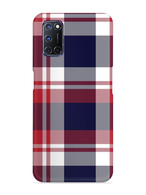 Classic Plaid Tartan Snap Case for Oppo A92 Zapvi