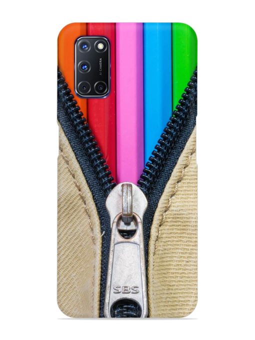 Zip In Color Snap Case for Oppo A92 Zapvi